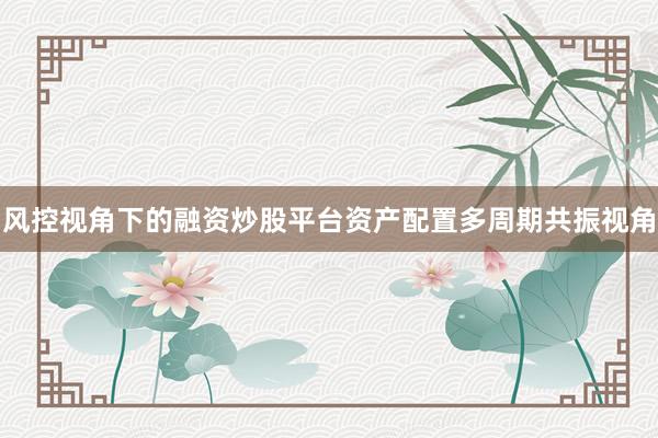 风控视角下的融资炒股平台资产配置多周期共振视角
