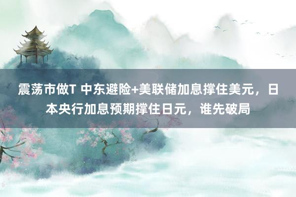 震荡市做T 中东避险+美联储加息撑住美元，日本央行加息预期撑住日元，谁先破局